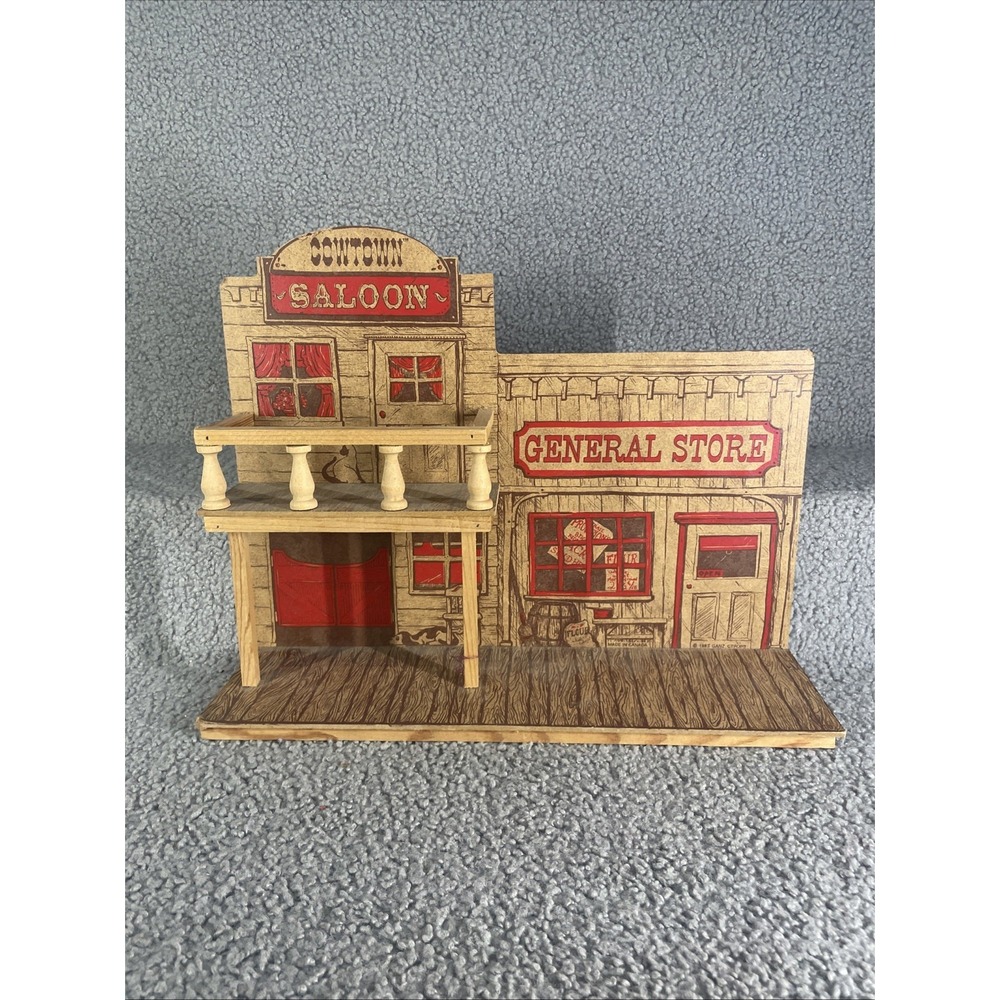 1993‎ Ganz Cowtown Saloon Playset
